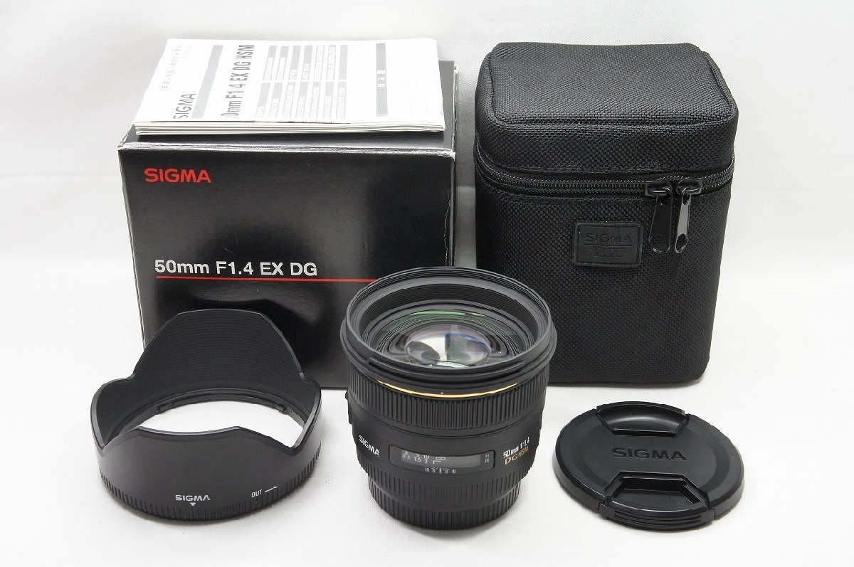 SIGMA 50mm F1.4 EX DG HSM Canonの値段と価格推移は？｜23件の売買 