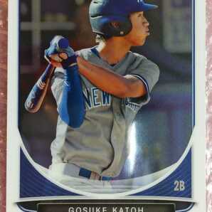 送料込即決 2013 Bowman Draft Picks & Prospects Draft Picks Chrome BDPP37 Gosuke Katoh 加藤豪将 日本ハムファイターズ　ボウマン