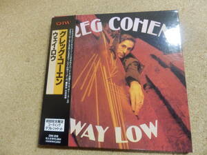 CD;グレッグ・コーエン「WAY LOW」
