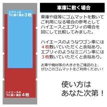 軽トラック 汎用 荷台ゴムマット 荷台マット 200cm×140cm×5mm 軽トラ 荷台 ゴムマット トラックマット 荷台シート 荷台マット_画像4