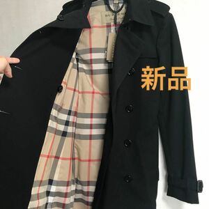 最終値下！！★タグ付き新品！イギリスにて購入★BURBERRY トレンチコート チェック柄