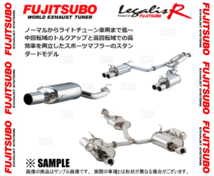 FUJITSUBO フジツボ Legalis R レガリスR タイプ エボリューションSV レガシィ ツーリングワゴン BP5 EJ20 H15/5～H18/5 (760-64067_画像2