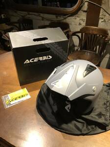 即決フリマ！送料無料）acerbis アチェルビス　ジェットヘル　インナーシールド付き　新品未使用