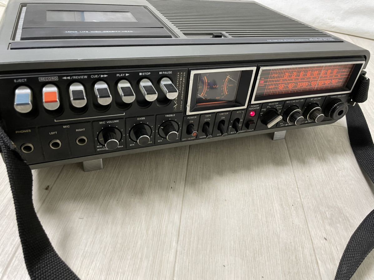 古典 動作品NATIONAL カバー付きRS-4400ラジカセ 美品!動作品 RS-4400