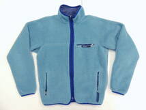 ★美品 シーグリーン 雪なし タグ VINTAGE パタゴニア PATAGONIA ベビー レトロ フリース カーディガン ジャケット Sサイズ 23020 F4 1994_画像3