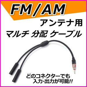 FM/AM antenna for sharing cable terminal 1× difference included .2 dual antenna diver reception system new goods / wide FM radio booster extension cable .