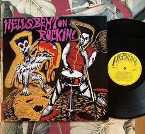 Various Hell's Bent On Rockin ! LP 1985 Nervous Records サイコビリー ロカビリー