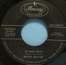EP 洋楽 Brook Benton / So Many Ways 米盤_画像2
