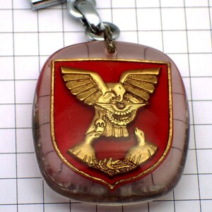  key holder * airplane Pilot gold color Eagle .. .brubon company manufactured * France limitation porutokre* rare . Vintage thing antique 