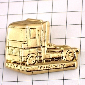 Значок штифта Renault Gold Color Truck Magnum ◆ Французские ограниченные булавки ◆ Редкая винтажная партия штифта