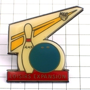  pin badge * bowling. lane . pin . lamp * France limitation pin z* rare . Vintage thing pin bachi