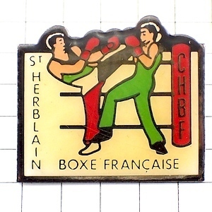  pin badge * kickboxing player ring contest * France limitation pin z* rare . Vintage thing pin bachi