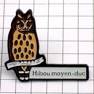  pin badge * owl . ear zk bird * France limitation pin z* rare . Vintage thing pin bachi