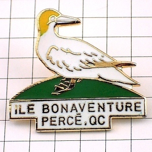 ピンバッジ・白い鳥◆フランス限定ピンズ◆レアなヴィンテージものピンバッチ