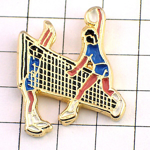 pin badge * volleyball player net .. .. attack * France limitation pin z* rare . Vintage thing pin bachi