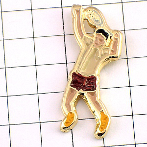 pin badge * tennis player Saab * France limitation pin z* rare . Vintage thing pin bachi