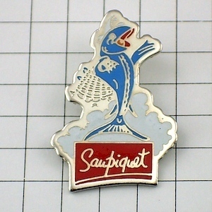  pin badge * blue fish. ..* France limitation pin z* rare . Vintage thing pin bachi