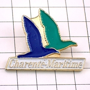  pin badge * blue . green. bird * France limitation pin z* rare . Vintage thing pin bachi