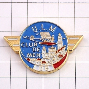  pin badge * airplane. .... scenery * France limitation pin z* rare . Vintage thing pin bachi