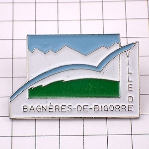 pin badge * white mountain . green. .* France limitation pin z* rare . Vintage thing pin bachi