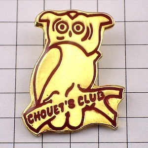  pin badge * owl . Club bird * France limitation pin z* rare . Vintage thing pin bachi