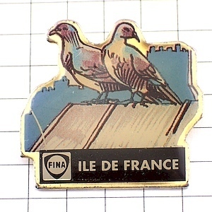  pin badge * roof. on. bird two feather * France limitation pin z* rare . Vintage thing pin bachi