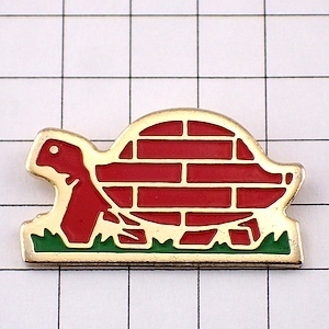  pin badge * red brick. ... back pack .. turtle kun * France limitation pin z* rare . Vintage thing pin bachi