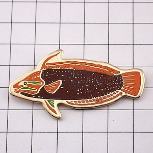  pin badge * tropical fish orange color * France limitation pin z* rare . Vintage thing pin bachi