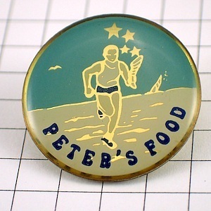  pin badge * runs person marathon Runner star * France limitation pin z* rare . Vintage thing pin bachi