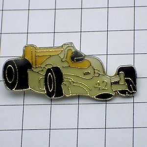  pin badge *F1 race car car 42 number * France limitation pin z* rare . Vintage thing pin bachi