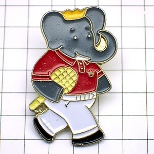  pin badge * Babar the Elephant. tennis picture book * France limitation pin z* rare . Vintage thing pin bachi