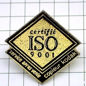 ピンバッジ・コダックフィルム/ISO9001写真◆フランス限定ピンズ◆レアなヴィンテージものピンバッチ