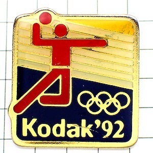  pin badge *ko Duck . wheel handball player Barcelona 1992 year * France limitation pin z* rare . Vintage thing pin bachi