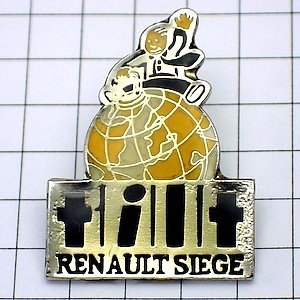 pin badge * car Renault the earth * France limitation pin z* rare . Vintage thing pin bachi