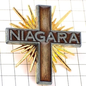  значок * Niagara 10 знак частота музыка * Франция ограничение булавка z* редкость . Vintage было использовано булавка bachi
