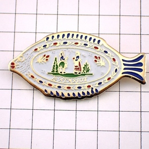  pin badge * Anne rio. . plate fish type * France limitation pin z* rare . Vintage thing pin bachi