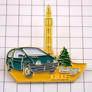  pin badge * Renault car Twingo large ..liru block * France limitation pin z* rare . Vintage thing pin bachi
