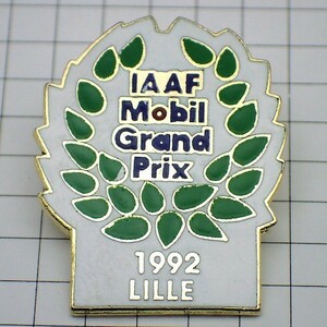  pin badge * Mobil kerosene Grand Prix convention * France limitation pin z* rare . Vintage thing pin bachi