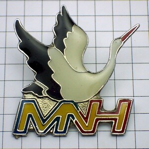  pin badge *kounotoli white bird * France limitation pin z* rare . Vintage thing pin bachi