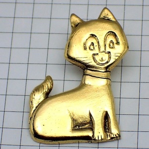  pin badge * gold color. cat * France limitation pin z* rare . Vintage thing pin bachi