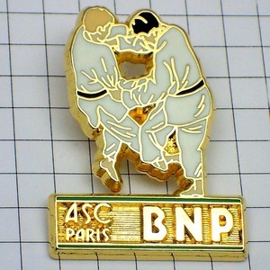  значок * дзюдо игрок BNP Bank * Франция ограничение булавка z* редкость . Vintage было использовано булавка bachi