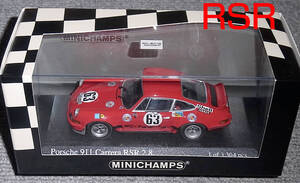 1/43 ポルシェ 911 RSR 2.8 63号車 1973 ルマン 24h レッド PORSCHE (901)