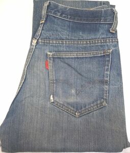 ★ LEVI'S 517 W32 70'S 66前期 トップボタン裏2 シングルステッチ、タロン42ジッパー、裾ダメージ