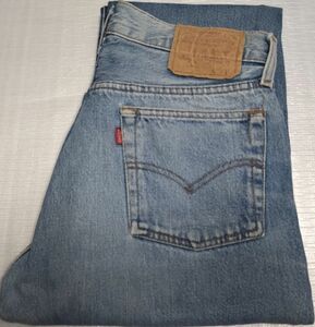 ★ LEVI'S 501 W29 MADE IN USA 米国製 80'S トップボタン裏555バレンシア製 内股シングル、ヒゲ落ち ヴィンテージ