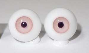 【18】グラスアイ 16㎜ ベビーピング ブロウタイプ 人形の義眼 ドールアイ ドイツ製 リプロドールアンティークドール創作人形ドルフィーに