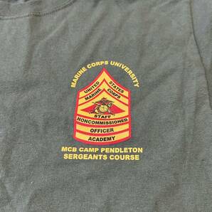 沖縄 米軍放出品 USMC MARINE ミリタリー Tシャツ オシャレ ファッション 古着 ビンテージ SMALL OD (管理番号BCD1)の画像4