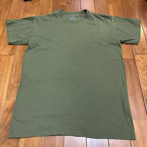 沖縄 米軍放出品 DUKE ミリタリー Tシャツ トレーニング ランニング 筋トレ スポーツ OD MEDIUM (管理番号CDE44)の画像1