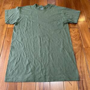 沖縄 海兵隊実物 DUKE USMC MARINE ミリタリー Tシャツ トレーニング ランニング 筋トレ スポーツ OD MEDIUM (管理番号PQ60)