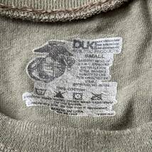 沖縄 海兵隊実物 DUKE USMC MARINE Tシャツ ミリタリー トレーニング ランニング 筋トレ スポーツ SMALL OD (管理番号ZA71)_画像3