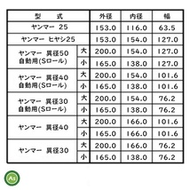 水内ゴム もみすりロール 統合新30 3インチ 主軸側用 高耐久ロール(ドラム赤色) 1個 (Mt -_画像4